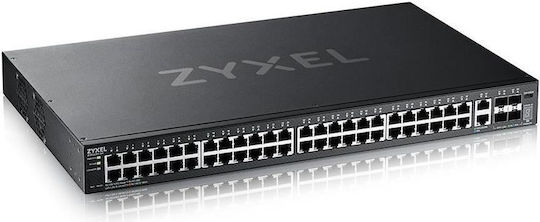 Zyxel XGS2220-54 Managed L3 PoE+ Switch με 48 Θύρες Gigabit (1Gbps) Ethernet και 4 SFP Θύρες