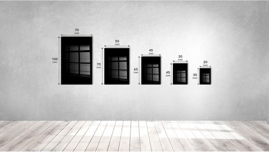 Gemälde Glas 70x100cm
