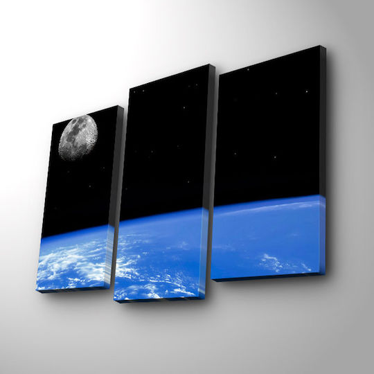 Πίνακας σε Καμβά με LED Φωτισμό 45x45 cm