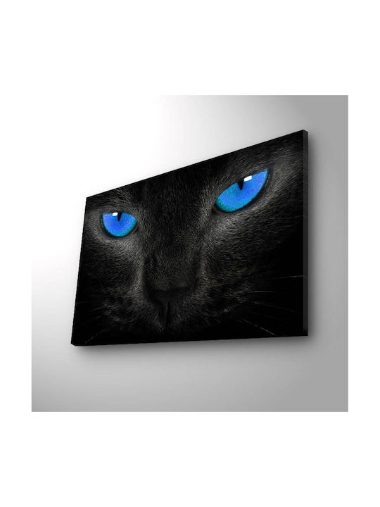 Πίνακας Ξύλινος με LED Φωτισμό 45x45cm