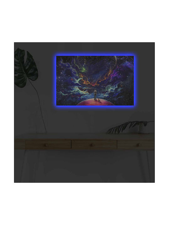 Картина Платнен С LED осветление 45x45см
