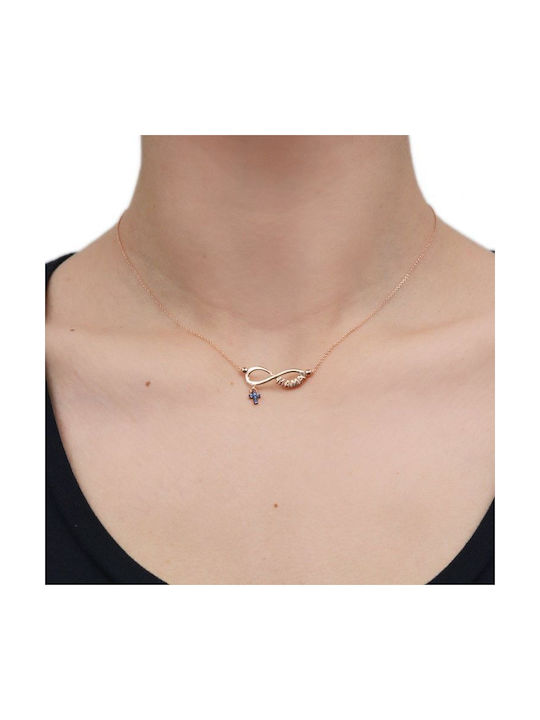 Amor Amor Necklace Infinity from Gold Plated Silver