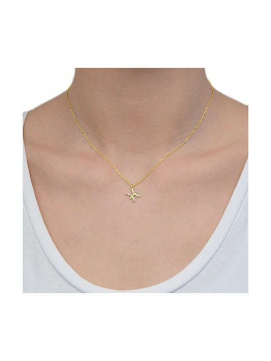 Amor Amor Necklace Zodiac Sign from Gold Plated Silver