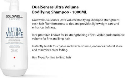 Goldwell Dualsenses Ultra Volume Bodifying Volume Conditioner for Hair without Volume 1000ml