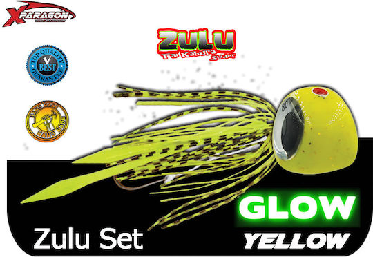 X-Paragon Artificial Bait Octopuses Fluorescent 60gr Yellow