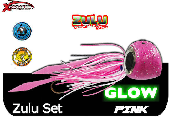 X-Paragon Artificial Bait Octopuses Fluorescent 80gr Pink