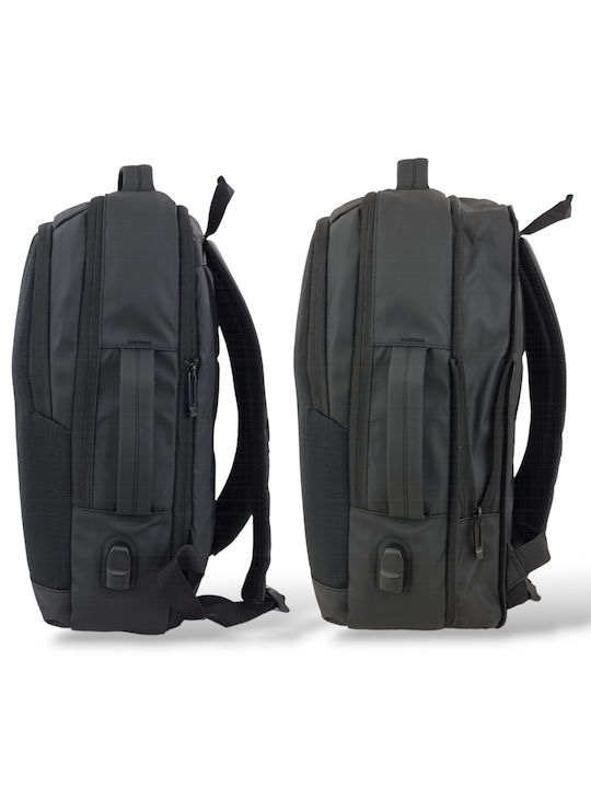 Playbags Collection Waterproof Backpack Backpack for 15.6" Laptop Black