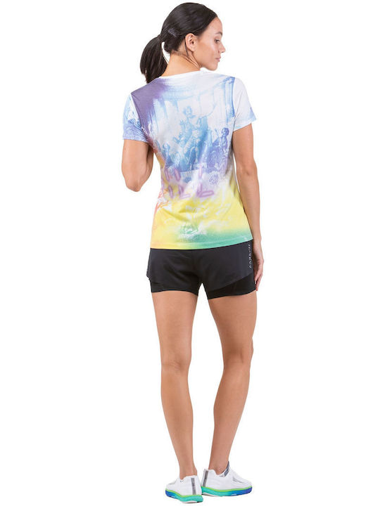 Ronhill Femeie Sport Tricou Uscare rapidă Multicolor