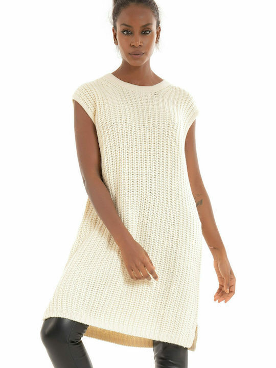 Rut & Circle Women's Sleeveless Sweater White