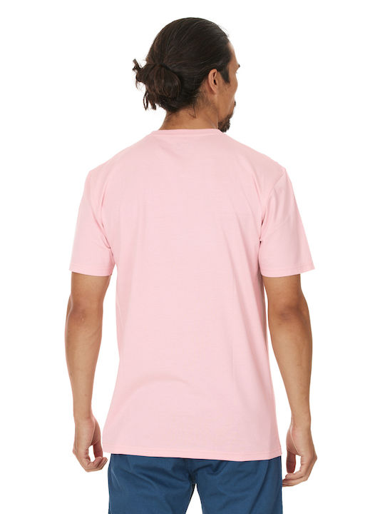 Cruz Berno Herren T-Shirt Kurzarm Rosa