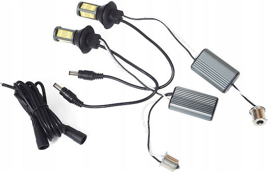 Interlook Λάμπες PY21W-BAU15s Canbus LED Λευκό 12V 50W 2τμχ