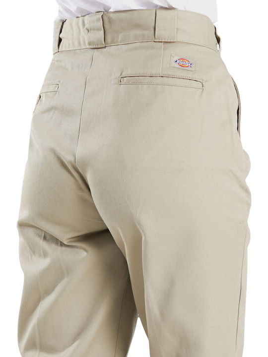 Elizaville Women's Fabric Trousers Khaki
