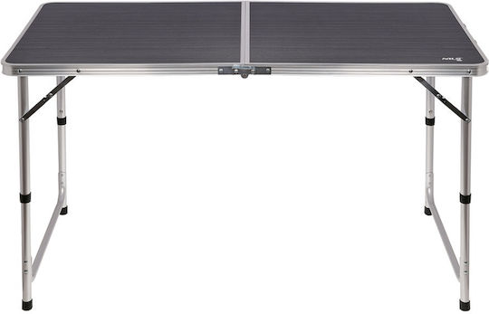 Nils Aluminum Table Set for Camping Folding in Case Gray