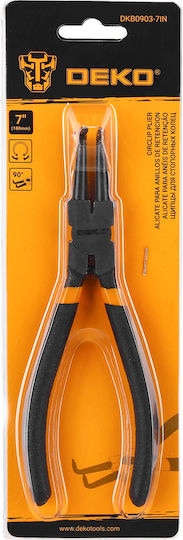 Deko Deko Curved Circlip Plier 180mm