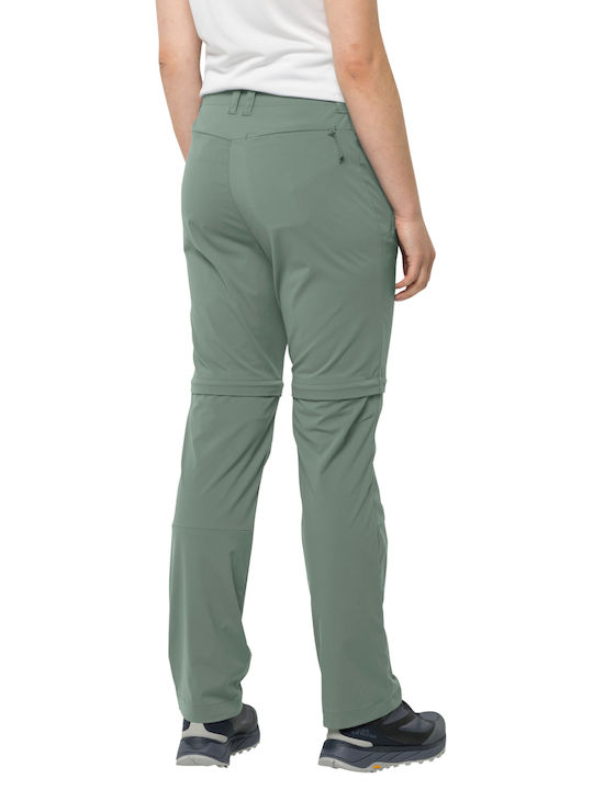 Jack Wolfskin Women's Fabric Trousers Green