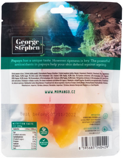 George & Stephen Βιολογική Παπάγια με Ζάχαρη 50gr