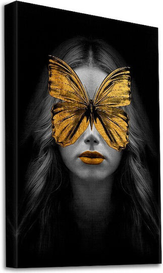 Walls Butterfly Girl on Canvas