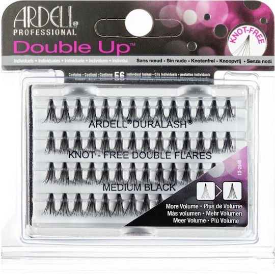 Ardell Double Up Cluster Lashes in Black color Medium Black 56pcs