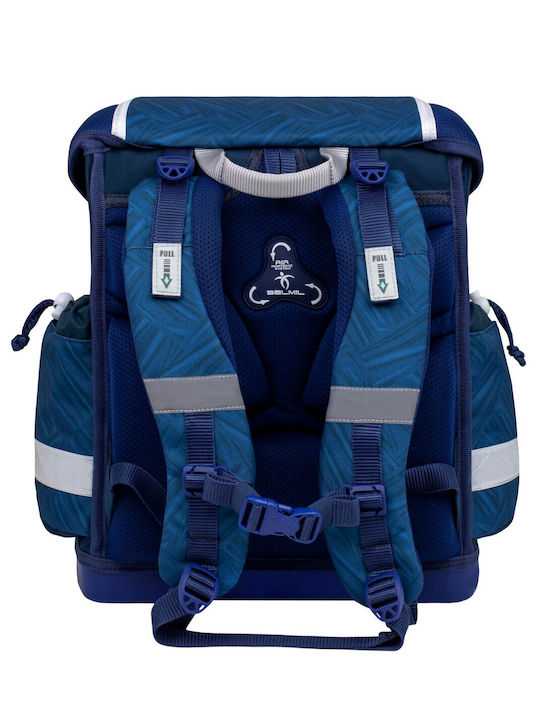 Belmil Football Champions School Bag Backpack Elementary, Elementary in Blue color 19lt