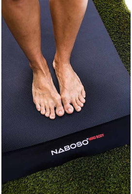 Naboso Fitnessmatte Yoga/Pilates Schwarz (183x61x0.8cm)