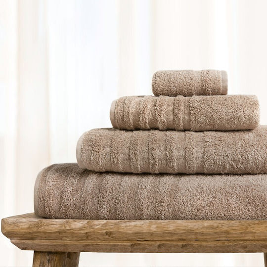 Fieldcrest Badehandtuch Ultra Soft 76x147εκ. Braun
