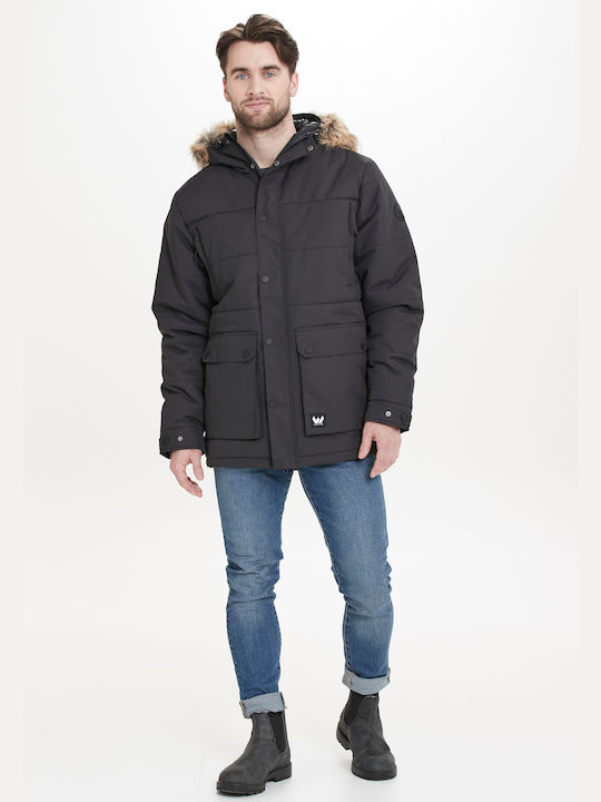 Whistler Herren Winter Jacke Parka Wasserdicht und winddicht Schwarz