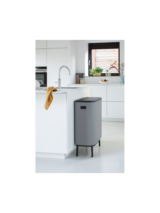 Brabantia Stainless Steel Waste Bin 30lt Gray