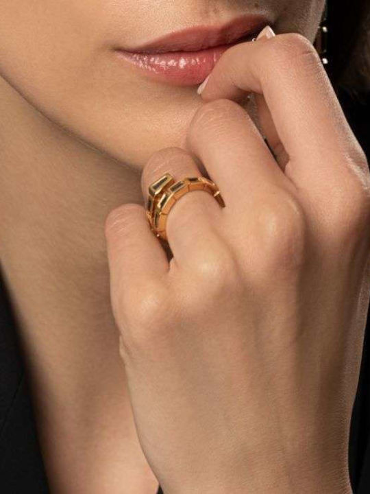 Rebecca Damen Ring Vergoldet