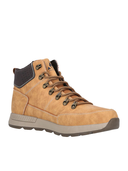 Beige Herrenstiefel