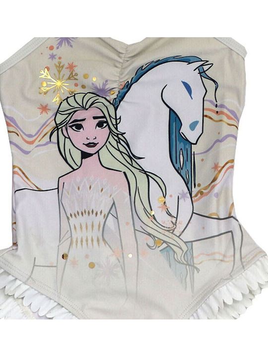 Disney Frozen Kinder Badeanzug Einteilig Beige