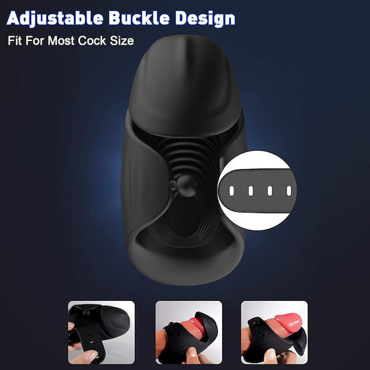 Kinksters Δαχτυλίδι Σιλικόνης Μαύρο