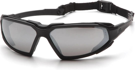Pyramex Safety HIGHLANDER Safety Glasses for Protection with Black Lenses Tinted 1pcs