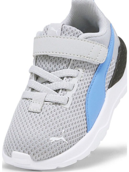 Anzarun Lite Kids Sports Shoes Running with Hoop & Loop Closure Gray