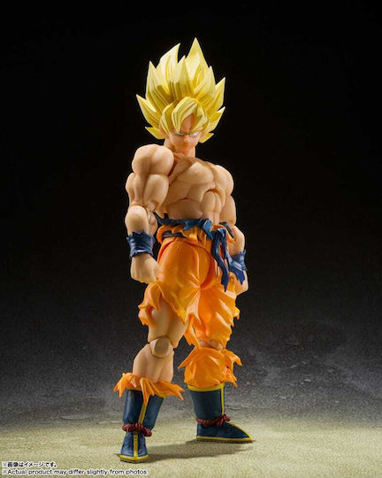 Bandai Spirits Dragon Ball Super Son Goku Legendary Super Saiyan Action Figure 14 cm Scale 1:12