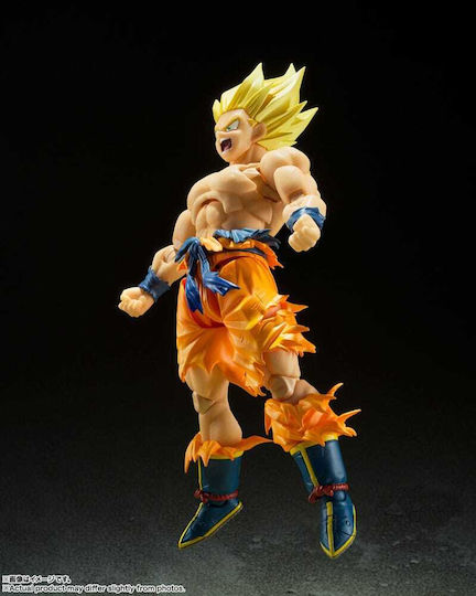 Bandai Spirits Dragon Ball Super Son Goku Legendary Super Saiyan Action Figure 14 cm Scale 1:12