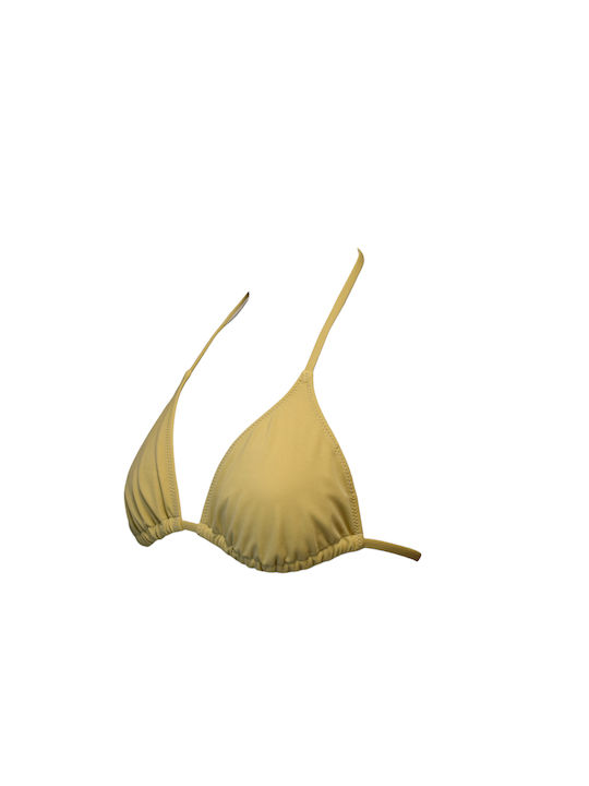 Triangle Bikini Top Gold