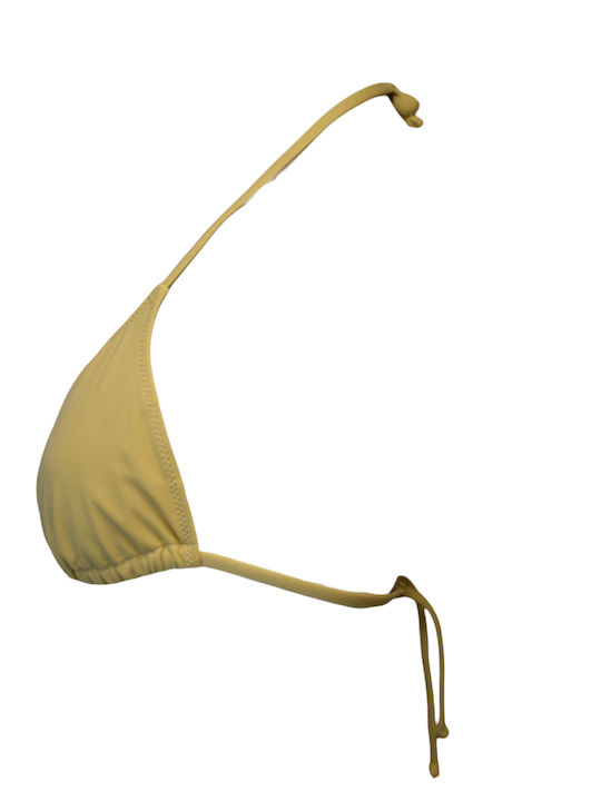 Triangle Bikini Top Gold