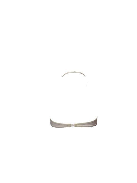 Strapless Bikini Top Λευκό