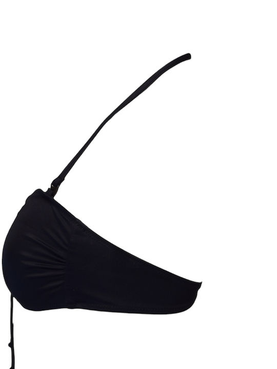 Strapless Bikini Top Μαύρο