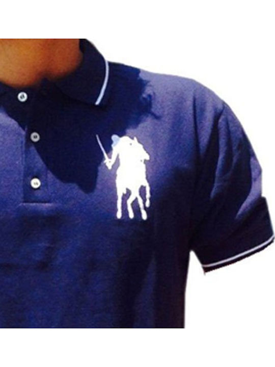 Polo Μπλούζα Κοντομάνικη Μπλε
