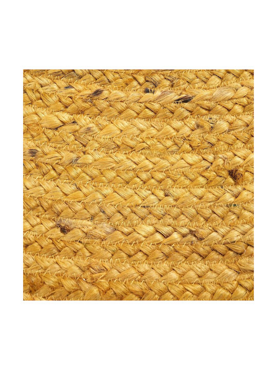 BigBuy Rug Rectangular Summer from Jute Yellow S8801114