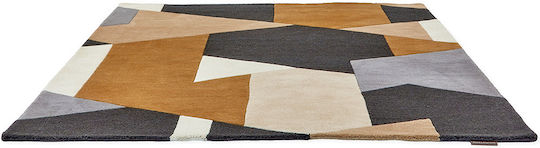 Harlequin Lucrat manual Covor Rectangular Din lână Portocaliu