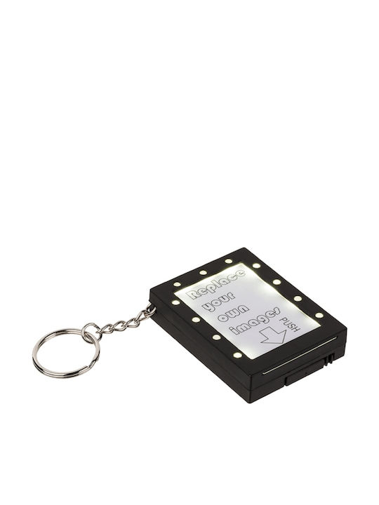 Out of the Blue Keychain for Photography Plastic with LED Black