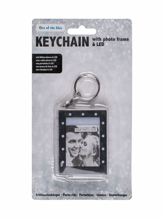 Out of the Blue Keychain for Photography Plastic with LED Black