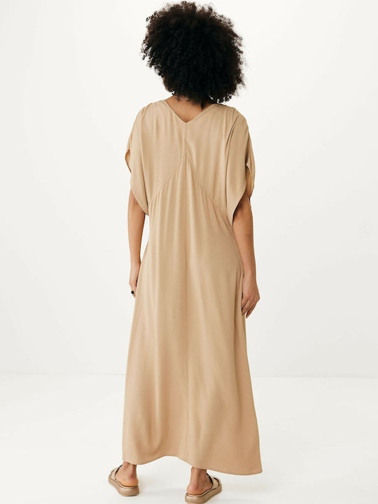 Sommer Maxi Kleid Beige