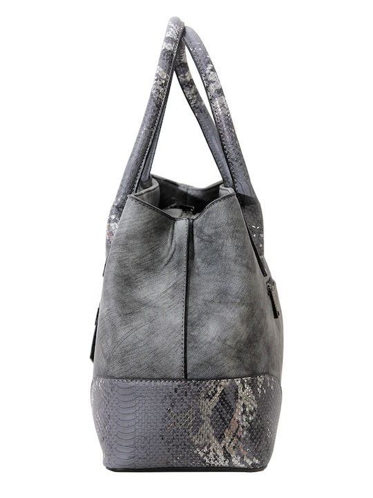 MI-TU Exclusive Damen Tasche Tote Hand Gray