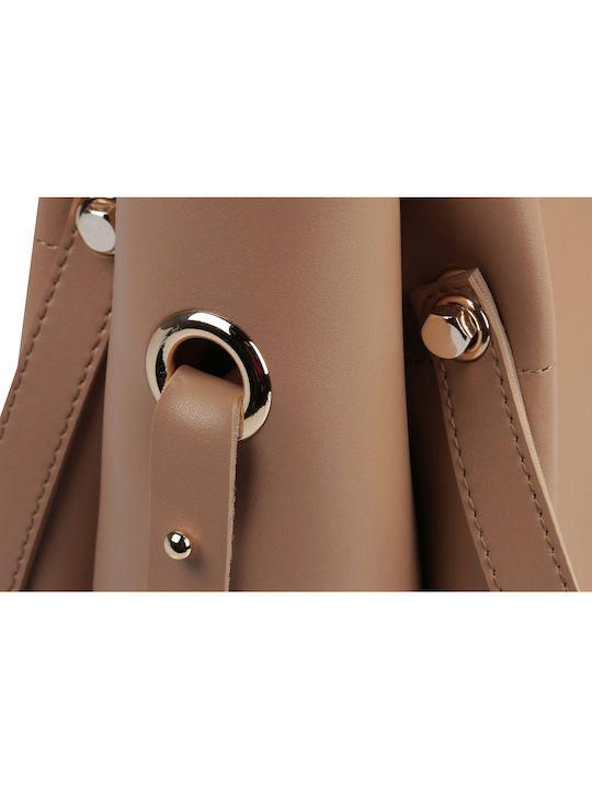 Damentasche Schultertasche Beige