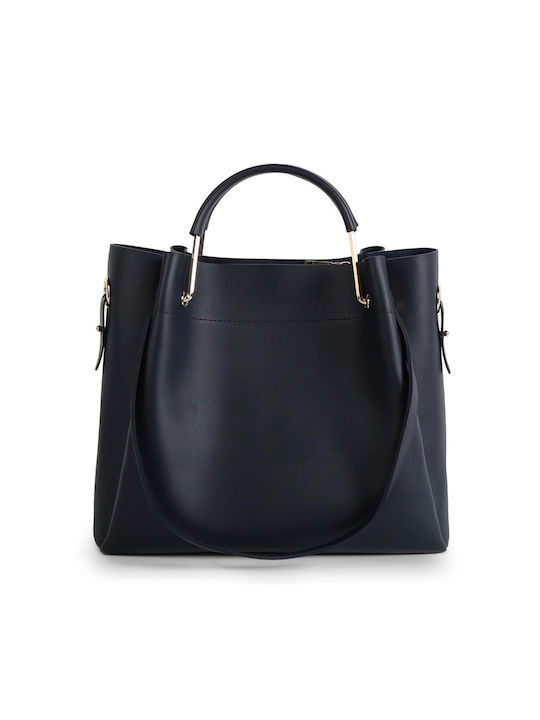 Damentasche Schultertasche Marineblau