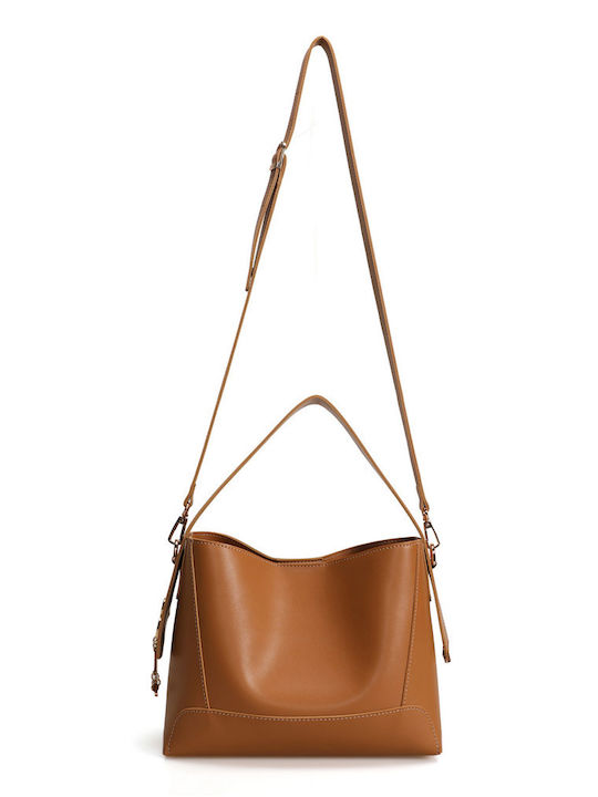 Damentasche Schultertasche Gelb