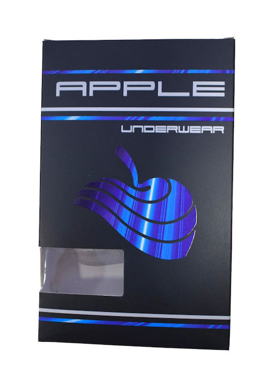 Apple Boxer Herren Slips Black / Pink 1Packung